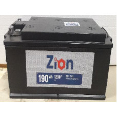 Аккумулятор 12V 190Ah 1200А залит заряжен, обр. полярность,+ слева, обслуж. ZION