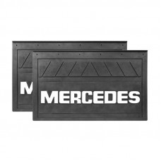 Брызговик для Mercedes MB (к-т) 52x33 объемный текст