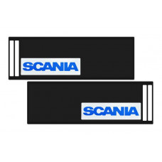Брызговик длинномер для п/п Scania SCN со светоотр. бел. основой из 2 частей (к-т) 35x240 Автоторг