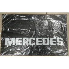 Брызговик для Mercedes MB (к-т) 36x58 (60) объемный текст задняя ось