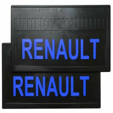 Брызговик для Renault RVI (к-т) 25x52 LUX синяя надпись задние