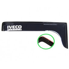 Дефлектор для IVECO Stralis короткий черный к/т