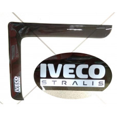 Дефлектор для IVECO Stralis длинный черный к/т