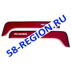 Дефлектор для Scania 114-124 SCN коротк. красный