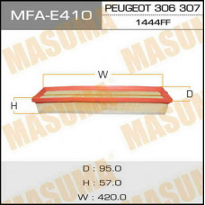Фильтр воздушный для Peugeot 206/307 1.6 16V 00>, Citroen C4 1.6 16V 04> MASUMA