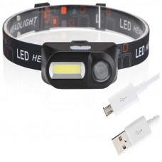 Фонарик налобный LED (зарядка от USB) KX-1804, 611, FL-171, FL171, 822