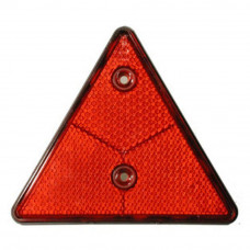 Катафот красный треугольный с отверстием UT-150N RC