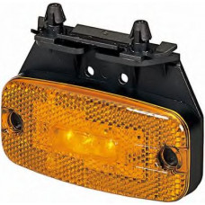 Фонарь габаритный LED желтый с кронштейном 45гр. прямоуг.Sertplas