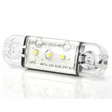 Указатель габаритов (фонарь габаритный) LED3 mini белый 12-24 L=80 мм