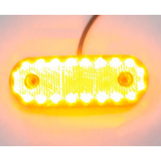 Фонарь габаритный LED 24 v желтый 20 SMD