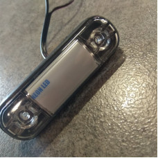 Указатель габаритов (фонарь габаритный) LED mini белый NEON LED 24 L=80 мм