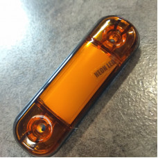 Указатель габаритов (фонарь габаритный) LED mini желтый NEON LED 24 L=80 мм
