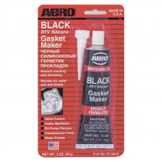 Герметик прокладок высокотемпературный ABRO черный 85 гр.