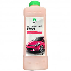 Авто-шампунь для бесконтактной мойки розовая суперпена FOAM EFFECT 1 л Grass