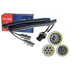Кабель-разветвитель ABS L=4,5м 15 контактов (разъемы ABS на 2 выхода S/N-type, металл Alsa