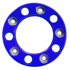 Колпак колеса передний ступичный (ободок) пластик синий R22.5