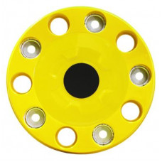 Колпак колеса передний ступичный пластик желтый Дакар R22.5