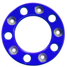Колпак колеса передний ступичный (ободок) пластик синий Дакар R22.5