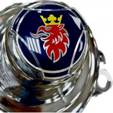 Logo стикер для колпака ступицы Scania SCN Inox Logo-S