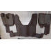 Коврики стеганые 3D для Mercedes MB Axor автомат коричневый ПД