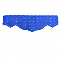 Ламбрекен Alicante универсальный стеганый (лобовое+угол) синий ПД