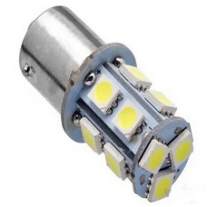 Лампа 24v диодная с цоколем 12SMD белый в блистере (стоп, габарит) LED Маяк