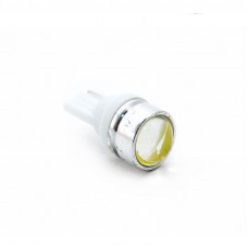 Лампа 24v T10 диодная без цоколя линза ультра 1SMD 0,4W LED Маяк