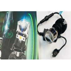 Лампа Диод К-Т 12-24v H4 Би-LED Mini 5000K линза ElectroKot