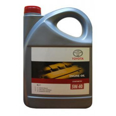 Масло мотор. 5w40 TOYOTA engine oil  synthetic 5л