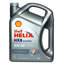 Масло мотор. 5w40 SHELL Helix HX8 Synthetic 4л