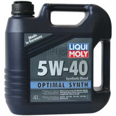 Масло мотор. 5w40 Liqui-Moly Optimal Synth синтетическое моторное масло 4л