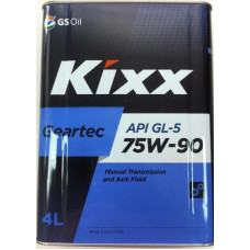 Масло транс. 75w90 KIXX Geartec GL-4/5  (4л)