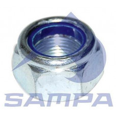 Гайка M20x1,5 H=19 sw=30 самоконтрящаяся пластик Sampa