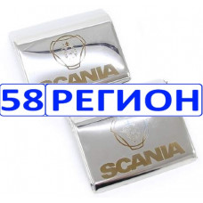 Накладка на крыло для Scania SCN 98-16 нержавейка INOX