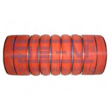 Патрубок интеркулера силиконовый, красный D98x230мм MAN F90/F2000 D2866 SEM