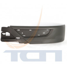 Угол бампера для Mercedes MB Actros MP3 черный пластик лев (низкий 195 mm) TangDe/Sampa
