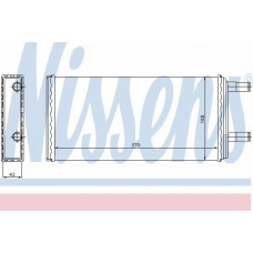 радиатор отопителя для Volvo пластик/алюминий 370x188x42 F10/12/16 TD120, TD162/3 (85>) Nissens