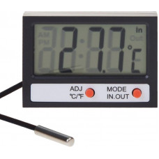 Термометр цифровой+часы комнатно-уличный Rexant