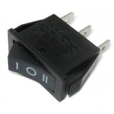 Переключатель 250V 15A (3 конт.) вкл-выкл-вкл черный с нейтралью RWB-411 (тумблер, кнопка) Rexant