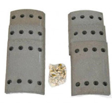 Накладка торм бараб 19515/516 std. (300x200) (93252 8x18 64) с клепками Kass, SAF Fomar