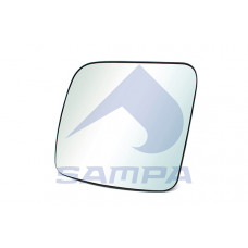 Стекло зеркала бокового доп. подогр для Mercеdes MB MP4 лев Sampa